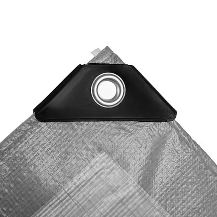 Ūdensnecaurlaidīgs brezents 4x5m Gardlov 24653, sudraba