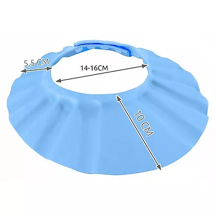 Bērnu vannas nadziņš matu mazgāšanai, zils 23450