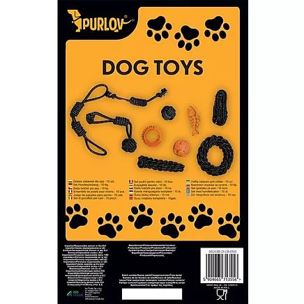 Dog toy set - 10 pcs Purlov 24388