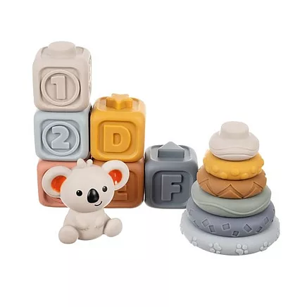 Soft sensory blocks - 13 pcs Kruzzel 24812