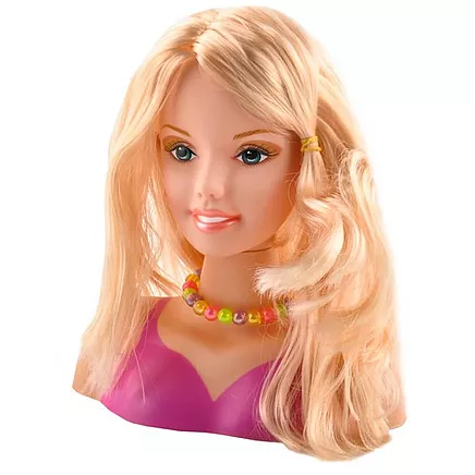 Styling head with accessories 23437