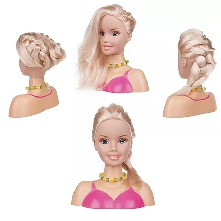 Styling head with accessories 23437
