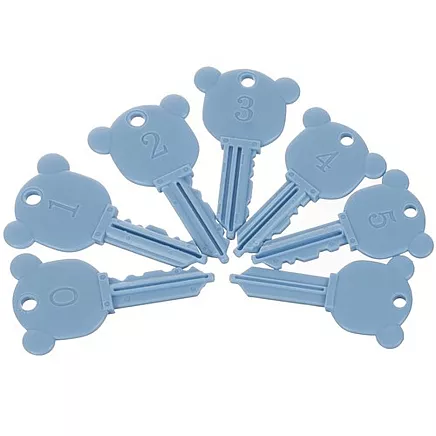 Attīstošas rotaļu mašīnītes ar slēdzenēm un atslēgām 24712