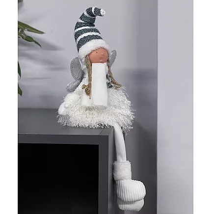 Sēdoša Ziemassvētku figūriņa feja Ruhhy 22339, 55 cm