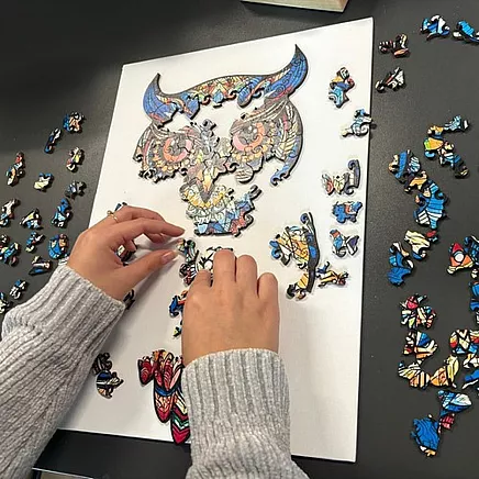 Wooden puzzle - Kruzzel puzzle 24551