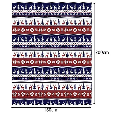 Ziemassvētku segas komplekts 160x200 cm (ar 2 spilvendrānām)