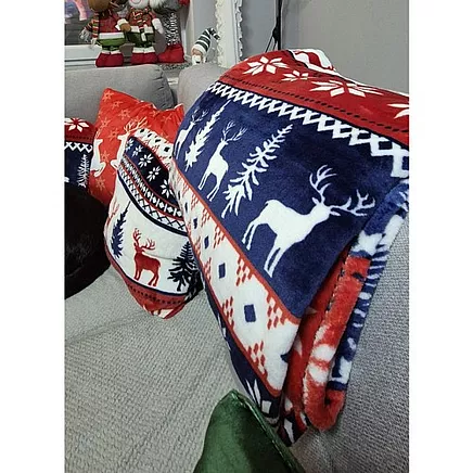 Ziemassvētku segas komplekts 160x200 cm (ar 2 spilvendrānām)