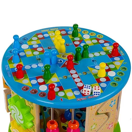 Wooden educational cube Kruzzel 24670