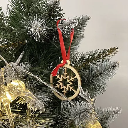 Wooden baubles - 36pcs Ruhhy 24855