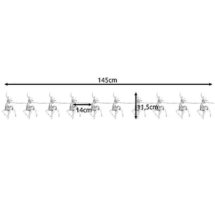 Christmas lights - reindeer Ruhhy 24955