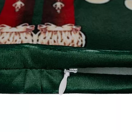 Dekoratīvā Ziemassvētku spilvendrāna Riekstkodis 40x40 cm Ruhhy 24729