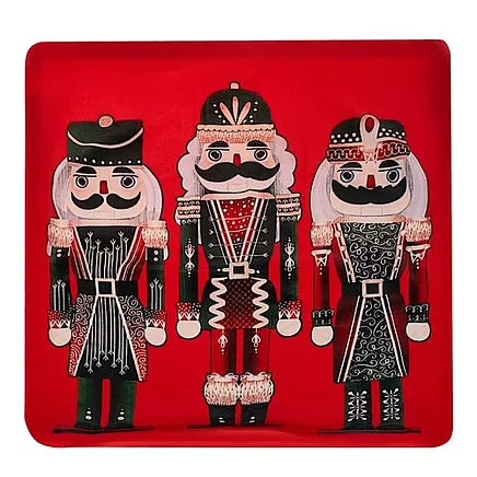 Dekoratīvā Ziemassvētku spilvendrāna 40x40cm Riekstkodis Ruhhy 24728