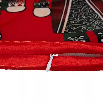 Dekoratīvā Ziemassvētku spilvendrāna 40x40cm Riekstkodis Ruhhy 24728