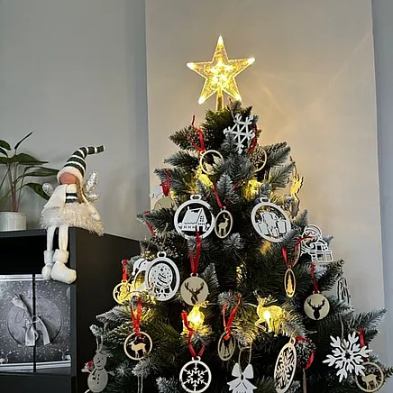 LED Christmas tree star Ruhhy 24853