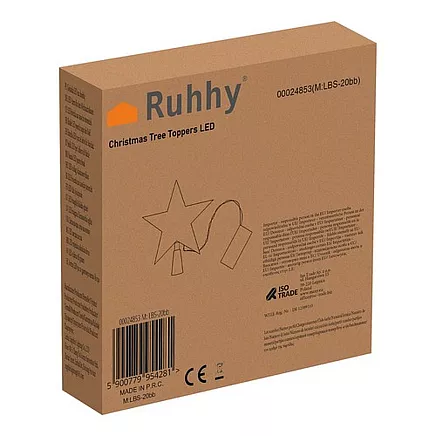 LED Christmas tree star Ruhhy 24853