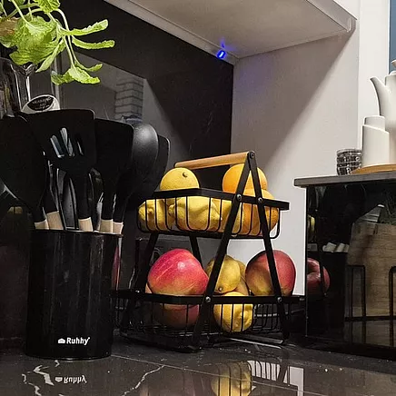 Ruhhy 24265 two-tier fruit/vegetable basket