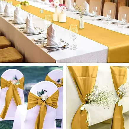 Satin table runner 900x36cm Ruhhy 25065