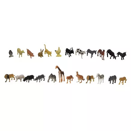 Rotaļu Dzīvnieki - Kruzzel Figūriņu Komplekts 24816