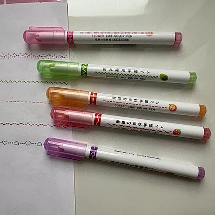Pattern pen - set of 6 Maaleo 24861