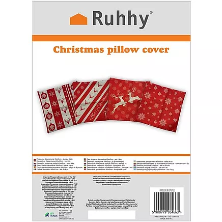 Decorative pillowcase 45x45cm - set of 4 Ruhhy