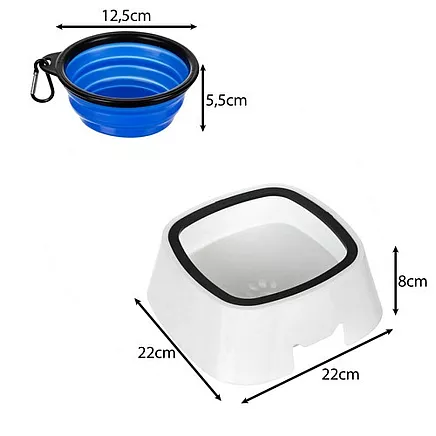 Water bowls - set of 2 Purlov 24342