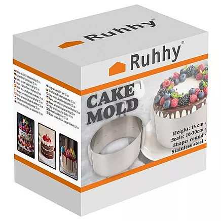 Cake tin/confectionery rim 20cm Ruhhy 24619