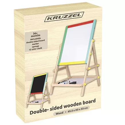 Wooden double-sided board Kruzzel 23546