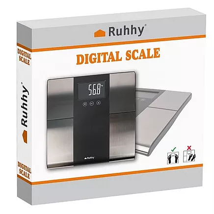 LCD Bathroom Scale - Analytical Ruhhy 24638