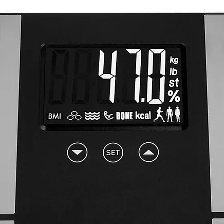 LCD Bathroom Scale - Analytical Ruhhy 24638