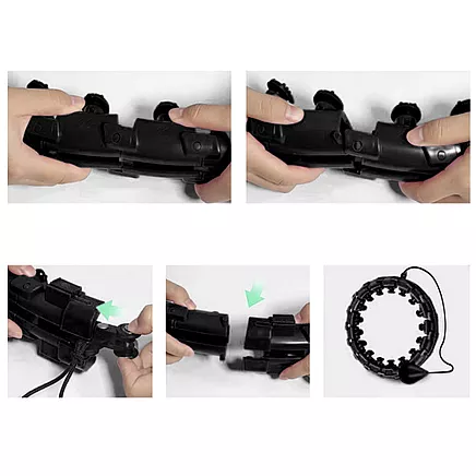 Vingrošanas riņķis ar atsvaru un masāžu Trizand 25208