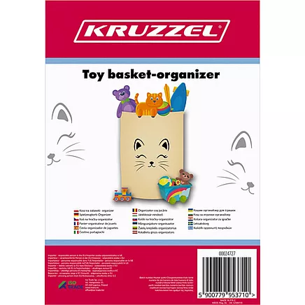 Saliekams rotaļlietu grozs organizators 35L Kruzzel 24727