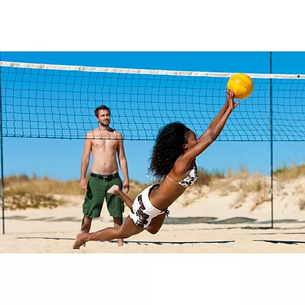 Volleyball net + bag 23427