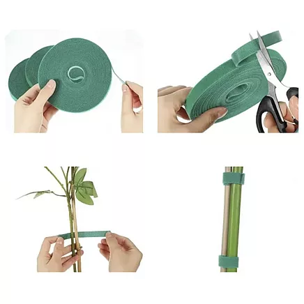 Gardlov zaļa Velcro lente augu stiprināšanai 1 x 500 cm