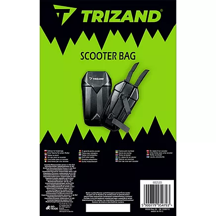 Trizand 25205 ūdensizturīga skrejriteņa stūres soma, 5L, melna