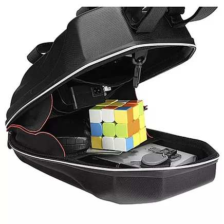 Trizand 25205 ūdensizturīga skrejriteņa stūres soma, 5L, melna