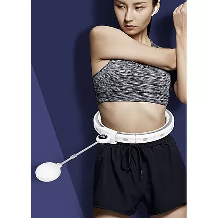 Viedais hula aplis ar atsvaru un skaitītāju Trizand 25254, balts