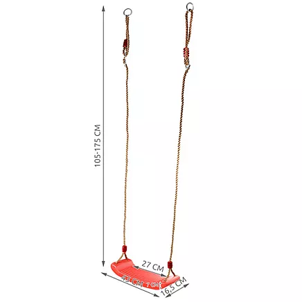 Plastic swing - red 23555