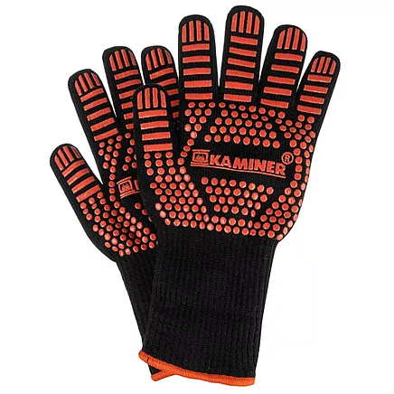 Heat-resistant grill gloves 25416