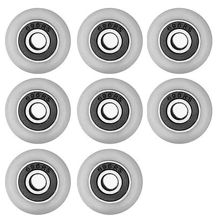 Ruhhy 25513 dušas kabīnes riteņi