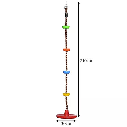 Kruzzel 25367 Rope Climbing Swing