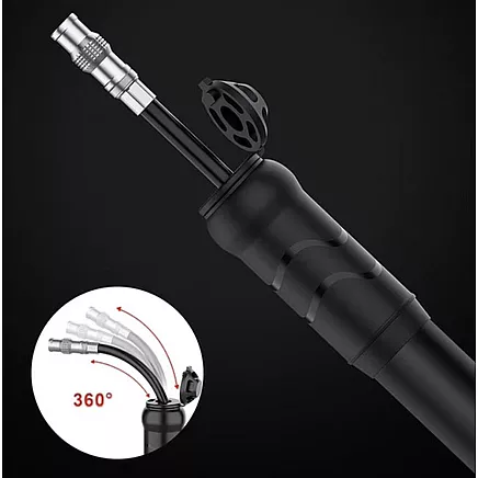 Trizand 25392 Rokas velosipēda sūknis ar rāmja stiprinājumu, 7 bar