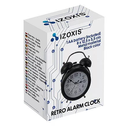 Retro clock - alarm clock Izoxis 25473