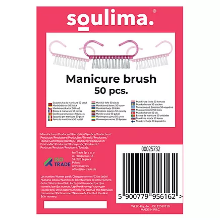 Manikīra Nagu Putekļu Birstītes, 50 gab.