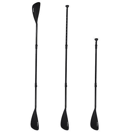Regulējams 4 daļu airis 229 cm 2in1 Trizand, melns