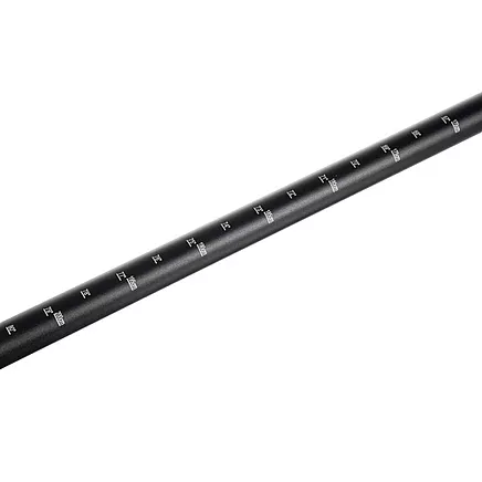 Regulējams 4 daļu airis 229 cm 2in1 Trizand, melns