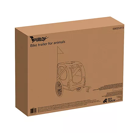Bicycle trailer for animals Purlov 25373