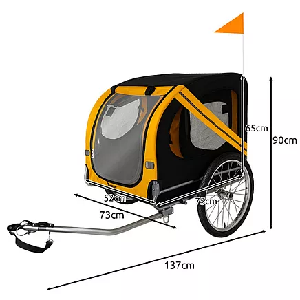 Bicycle trailer for animals Purlov 25373