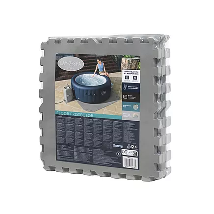 Bestway 60334 putu paklājiņš baseinam / SPA, 50x50 cm, 16 gab., pelēks