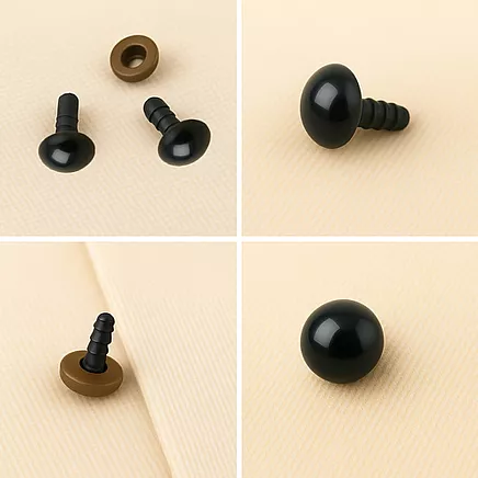 Drošības actiņas un deguntiņi rotaļlietām Maaleo 25761, 560 gab. komplekts