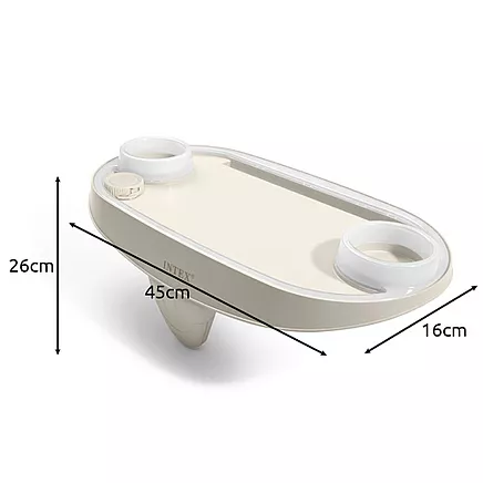 LED dzērienu plaukts SPA baseinam Intex 28520, bēšs